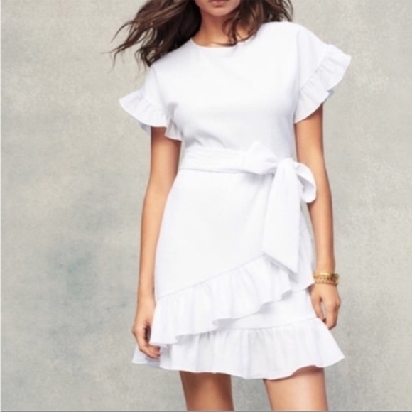 MICHAEL Michael Kors Dresses & Skirts - EUC Michael Kors White Ruffle Dress